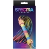 Spectra Bondage Rainbow & Gold Flogger