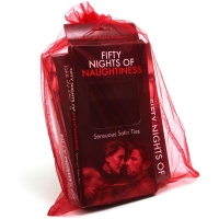 Fifty Nights Of Naughtiness Couples Game & Satin Ties Collection