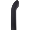 Evolved Four Play Black Bullet Vibrator With 3 Attachable Silicone Sleeves