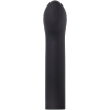 Evolved Four Play Black Bullet Vibrator With 3 Attachable Silicone Sleeves