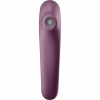 Satisfyer Purple Dual Kiss 2 In 1 Vibrating & Pressure Wave Stimulator