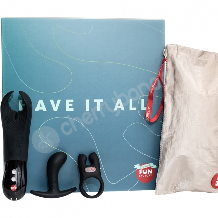 Fun Factory Black Have It All Sex Toy Gift Box 4 Piece Set Fun Factory Black Have It All Sex Toy Gift Box 4 Piece Set
