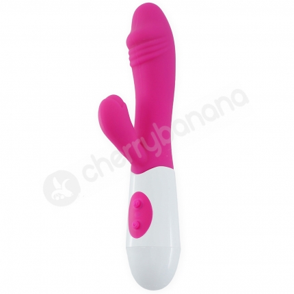 Cherry Banana Pink G-Spot Lover Realistic Rabbit Vibrator