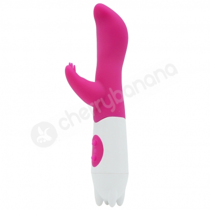 Cherry Banana Pink G-Spot Lover Nubbed Rabbit Vibrator