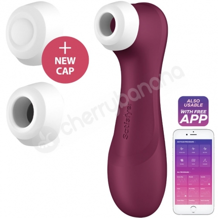 Satisfyer Pro 2 Generation 3 Red Liquid Vibration & Air Pulse With Connect App