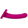 Sportsheets Galaxie Purple 7" Solid Silicone Dildo With Suction Cup Base