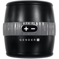 Gender X Barrel Of Fun Dual Ended Black Vibrating Stroker