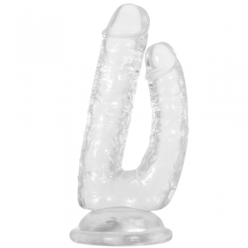 Gender X Dualistic Clear & Flexible Double Shafted Dildo 