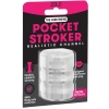 Zolo Clear Flexible & Stretchy Girlfriend Pocket Stroker