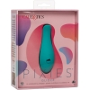 Calexotics Pixies Glider Bunny Teal Curved Clit Stimulating Vibrator
