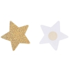 Cherry Banana You're A Star Gold Glitter Star-Shaped Nipple Pasties 2 Pack