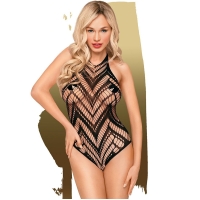 Penthouse Lingerie Black Go Hotter Bodysuit