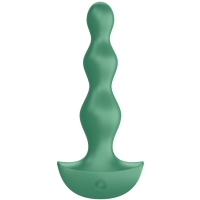 Satisfyer Lolli Plug 2 Green 5.6" Silicone Vibrating Anal Beads