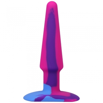 A-Play Groovy Berry Silicone 4.75" Anal Plug