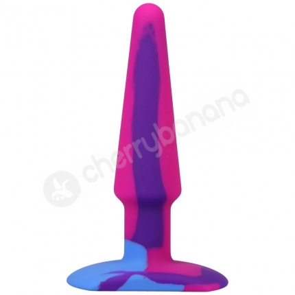 A-Play Groovy Berry Silicone 4.75" Anal Plug