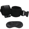 Lux Fetish G-Spot Pal Sex Position Strap & Cuffs Set With Bonus Blindfold