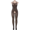 Cherry Banana Black Circle Fishnet Crotchless Bodystocking