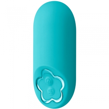 Sugar Pop Harmony Teal Palm Held Clit Stimulation Vibrator