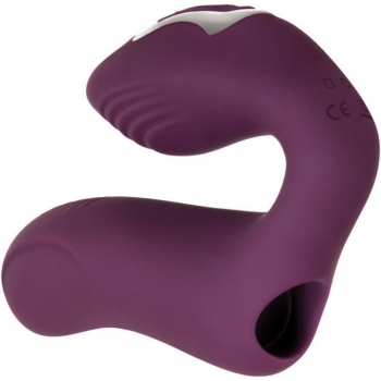 Evolved Helping Hand Purple Dual Finger Stimulation Vibrator