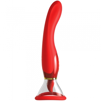 Fantasy For Her Ultimate Pleasure 24K Gold Luxury Edition Pussy Pump & Tongue Vibrator Set