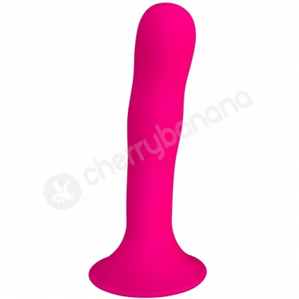 Adrien Lastic Hitsens 4 Pink 6.8" Dual Density Silicone Dildo