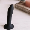 Adrien Lastic Hitsens 5 Black 5" Dual Density Silicone Dildo