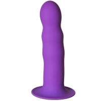 Adrien Lastic Hitsens 3 Purple 7" Dual Density Silicone Dildo