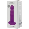 Adrien Lastic Hitsens 3 Purple 7" Dual Density Silicone Dildo