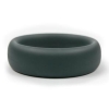 Hombre Snug Fit Black Silicone Cock Ring