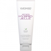 Wicked Simply Hybrid Jelle Thick Water & Silicone Based Gel Vegan & Glycerin Free Lubricant 120ml