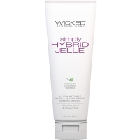 Wicked Simply Hybrid Jelle Thick Water & Silicone Based Gel Vegan & Glycerin Free Lubricant 120ml