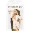 Penthouse Lingerie White Hypnotic Power Kimono With Thong