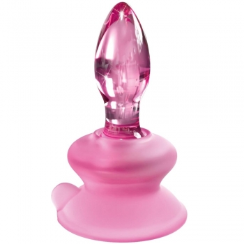 Icicles #90 Glass Massager With Suction Cup Base