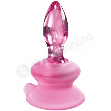 Icicles #90 Glass Massager With Suction Cup Base