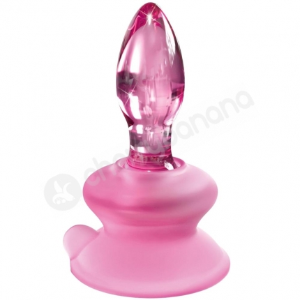 Icicles #90 Glass Massager With Suction Cup Base