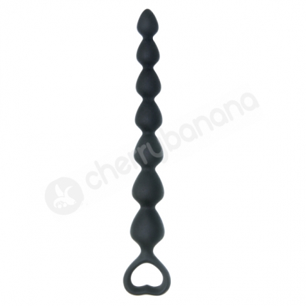 S-Beads Black Silicone Anal Beads S-Beads Black Silicone Anal Beads