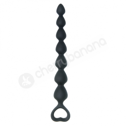 S-Beads Black Silicone Anal Beads