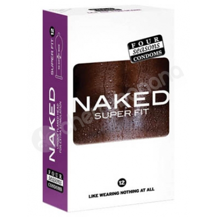 Four Seasons Naked Super Fit Regular Condoms 12 Pack