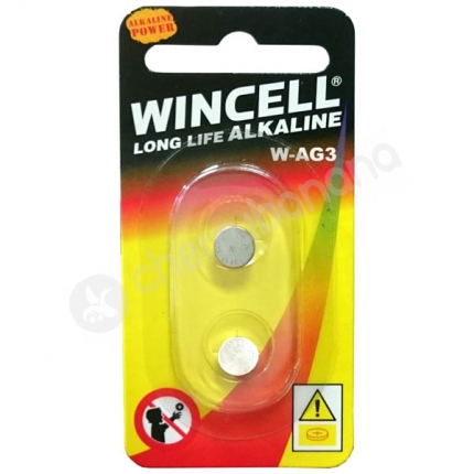 Wincell W392 Silver Oxide Cells Batteries 2 Pack