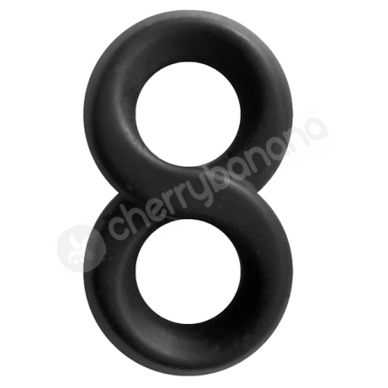 Renegade Infinity Black Cock Ring Renegade Infinity Black Cock Ring