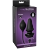 Anal Fantasy Elite Collection Black Inflatable Silicone Butt Plug