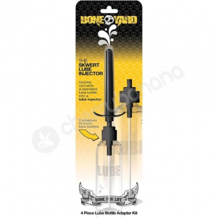 Boneyard Skwert Lube Injector 4 Piece Lube Bottle Adapter Kit