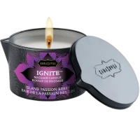 Kama Sutra Ignite Massage Oil Candle Island Passion Berry