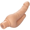 Studs Ivory Power Stud Over & Under Dual Penetrating Vibrator
