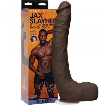 Signature Cocks Jax Slayher 10" Ultraskyn Penis Dildo With Vac-U-Lock Suction Cup