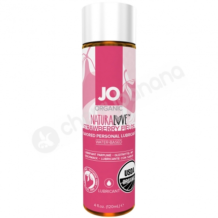 JO Organic Strawberry Fields Personal Lubricant 120ml JO Organic Strawberry Fields Personal Lubricant 120ml
