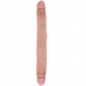 King Cock Flesh 12'' Slim Double Dildo