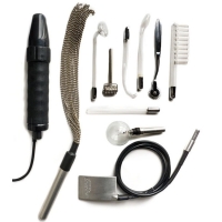 Kinklab Agent Noir Neon Wand Kit E-Stim 11 Piece Set