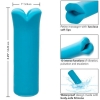 Kyst Lips Blue Ultra-Plush Liquid Silicone Clit Vibrator