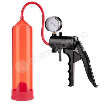 Lust Pumper Red Penis Pump With Trigger